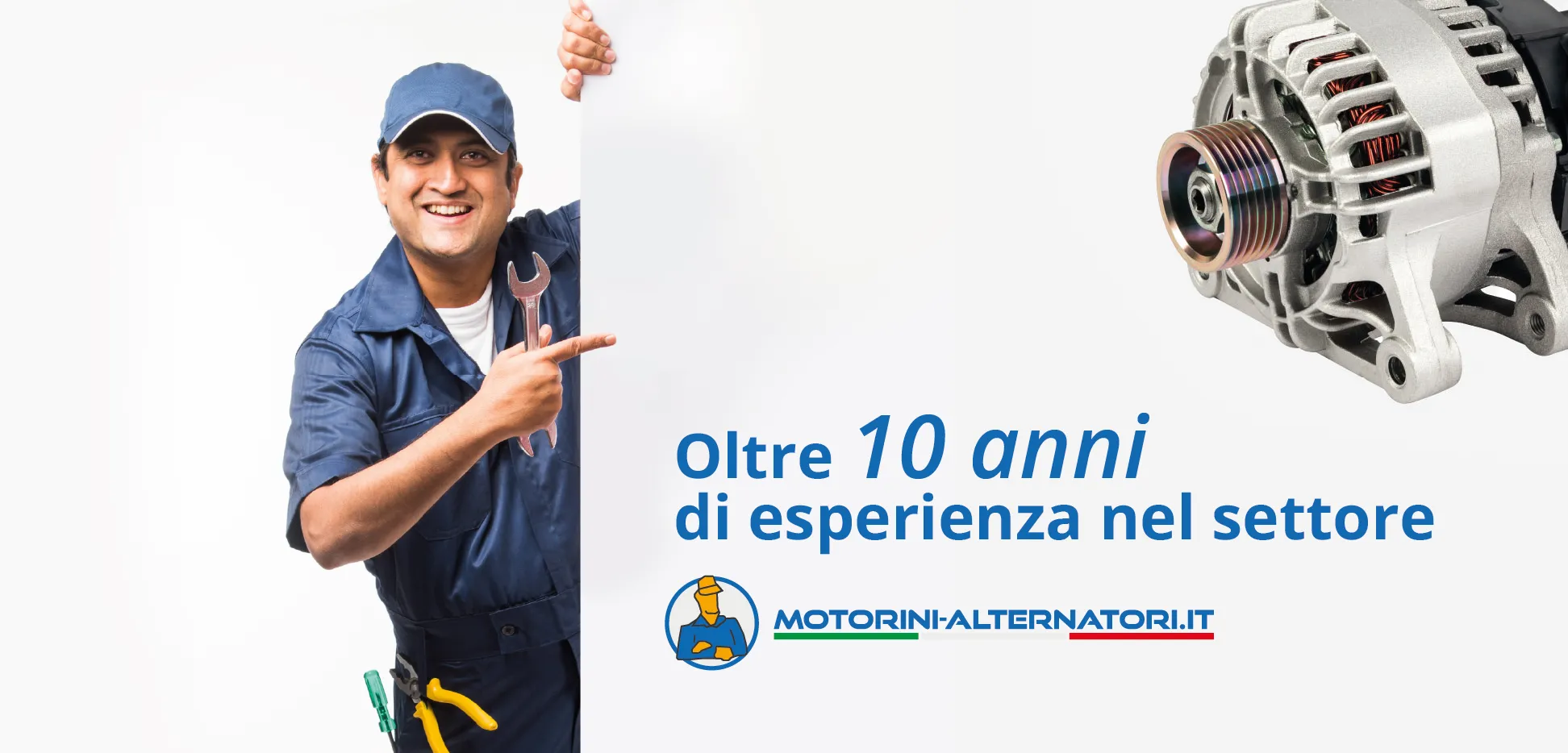 Banner sui 10 anni di esperienza nel settore della nostra azienda.