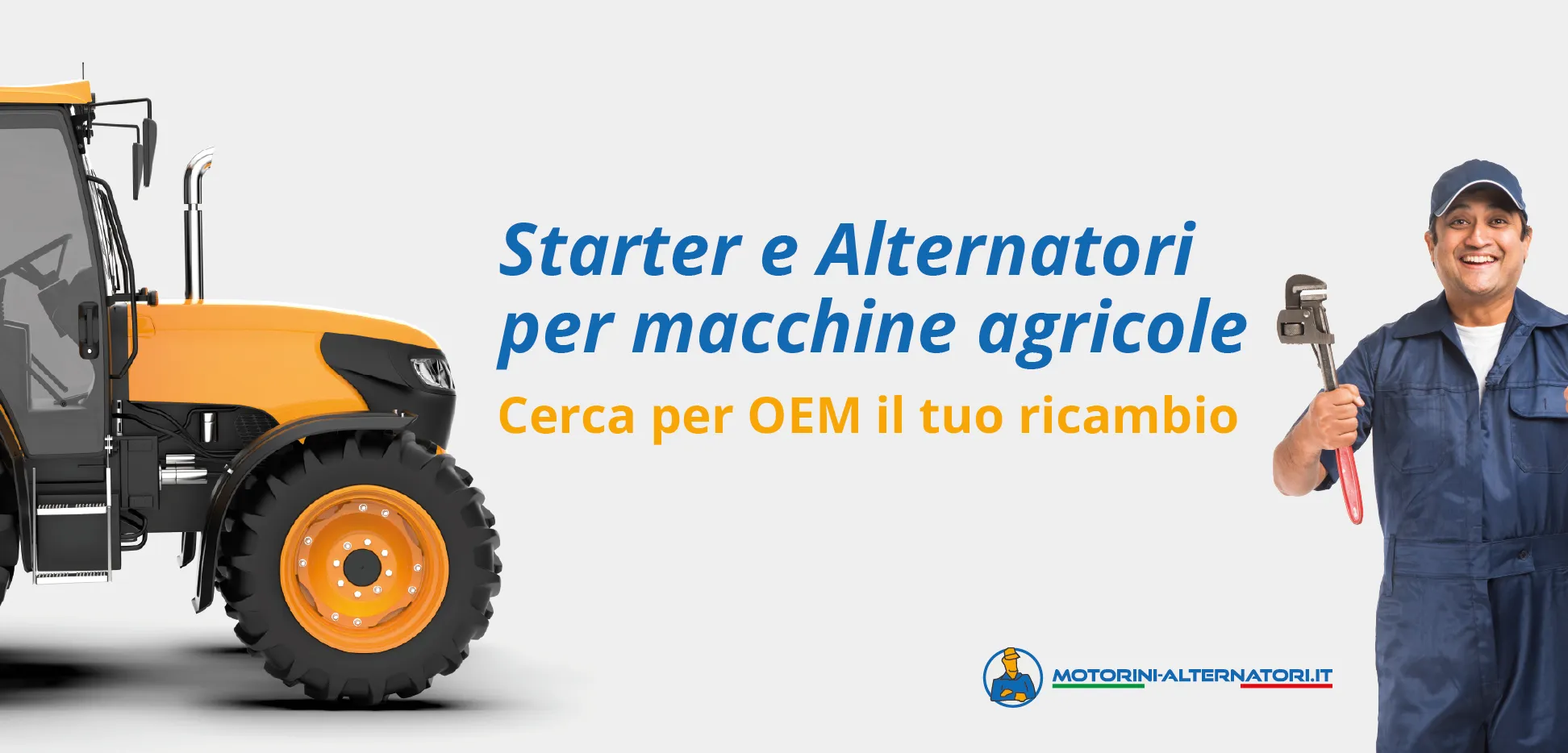 Banner sul nostro servizio vendita dedicato alle macchine agricole.